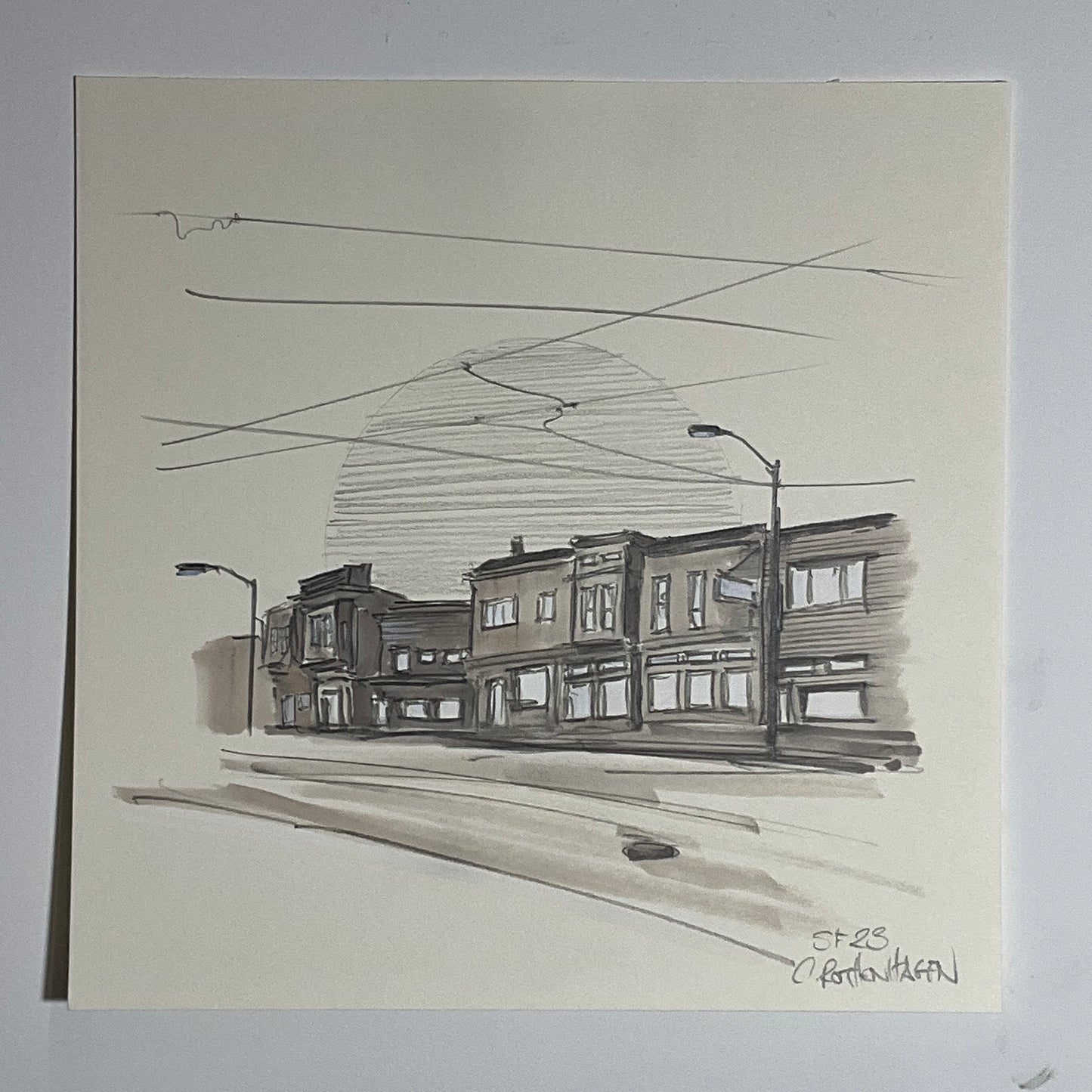 CR Unframed Square Drawings