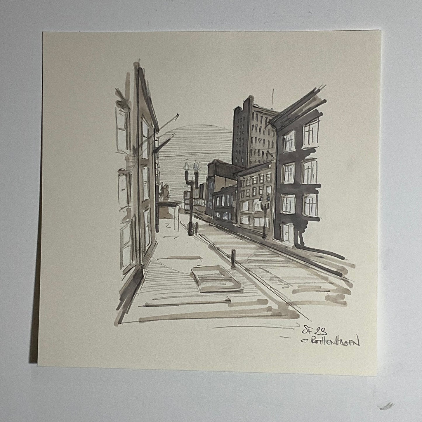CR Unframed Square Drawings