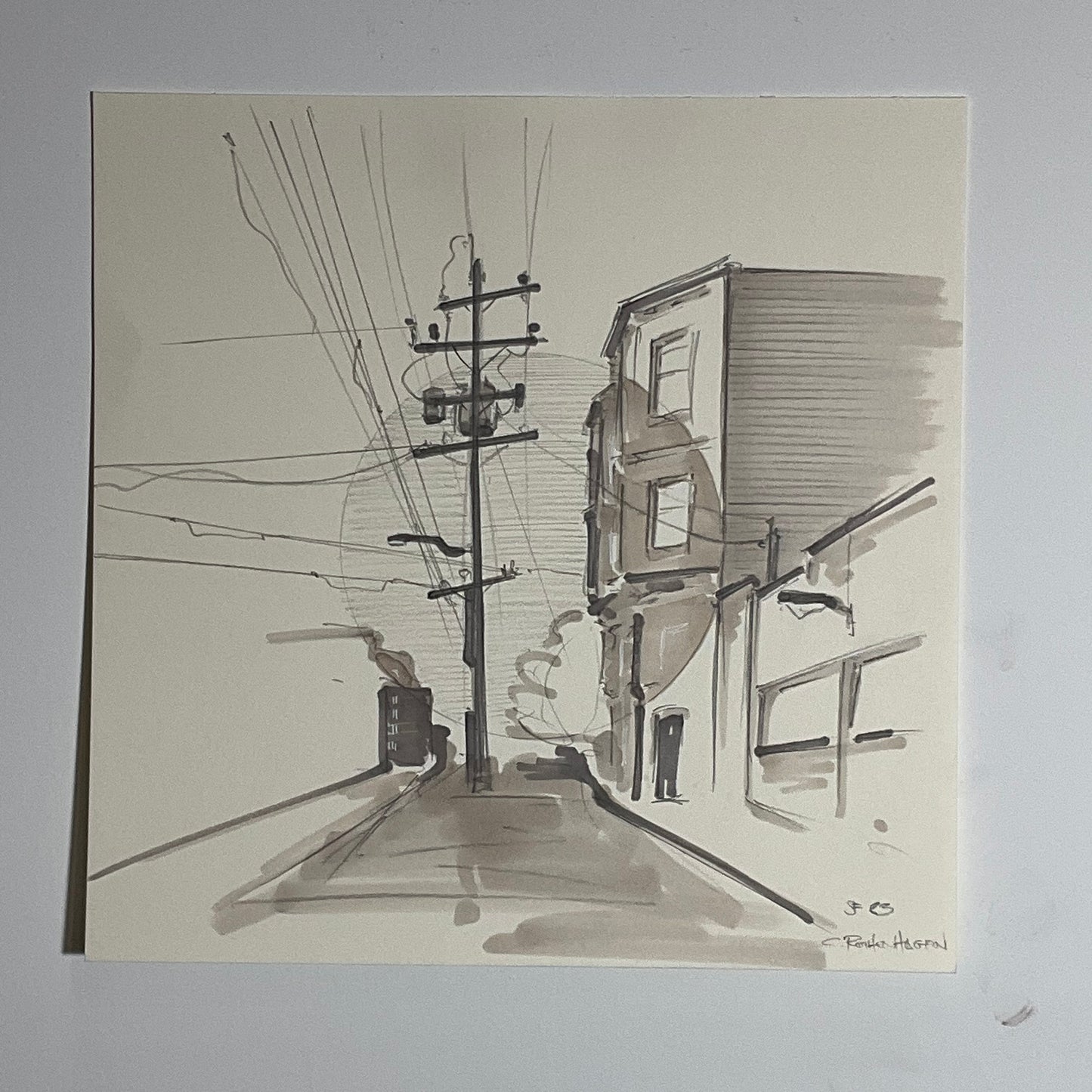 CR Unframed Square Drawings