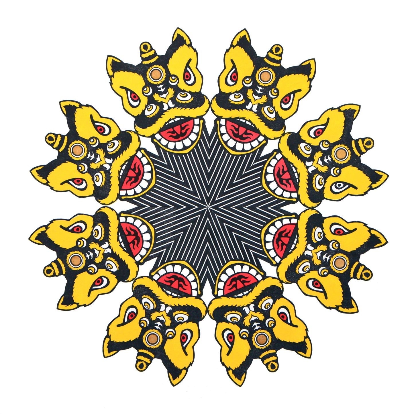 Lion Dance Mandala