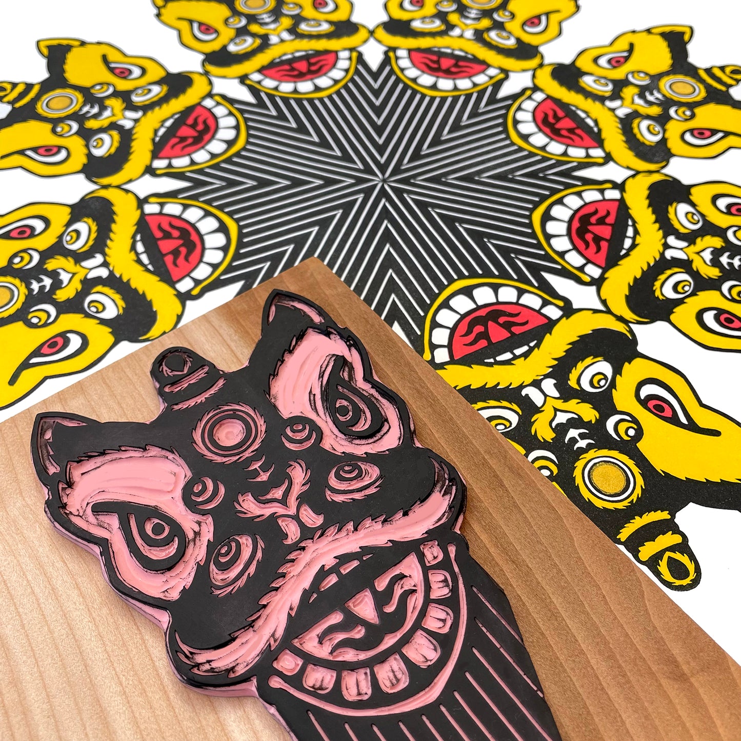 Lion Dance Mandala