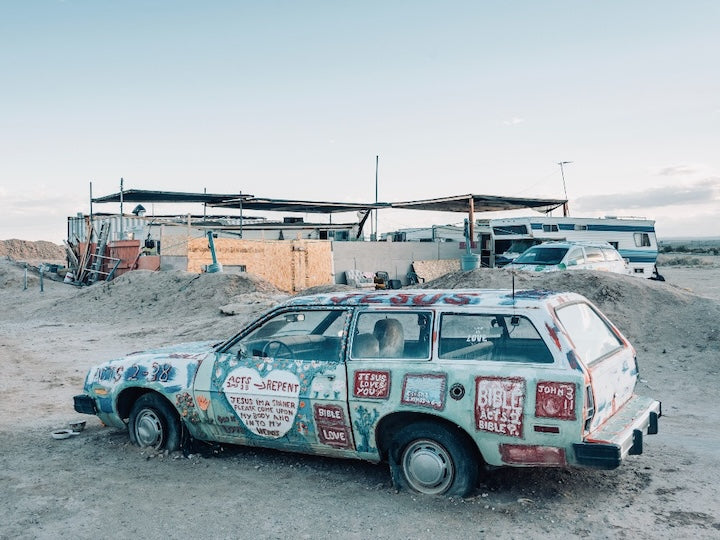 Salvation Mountain Wagon