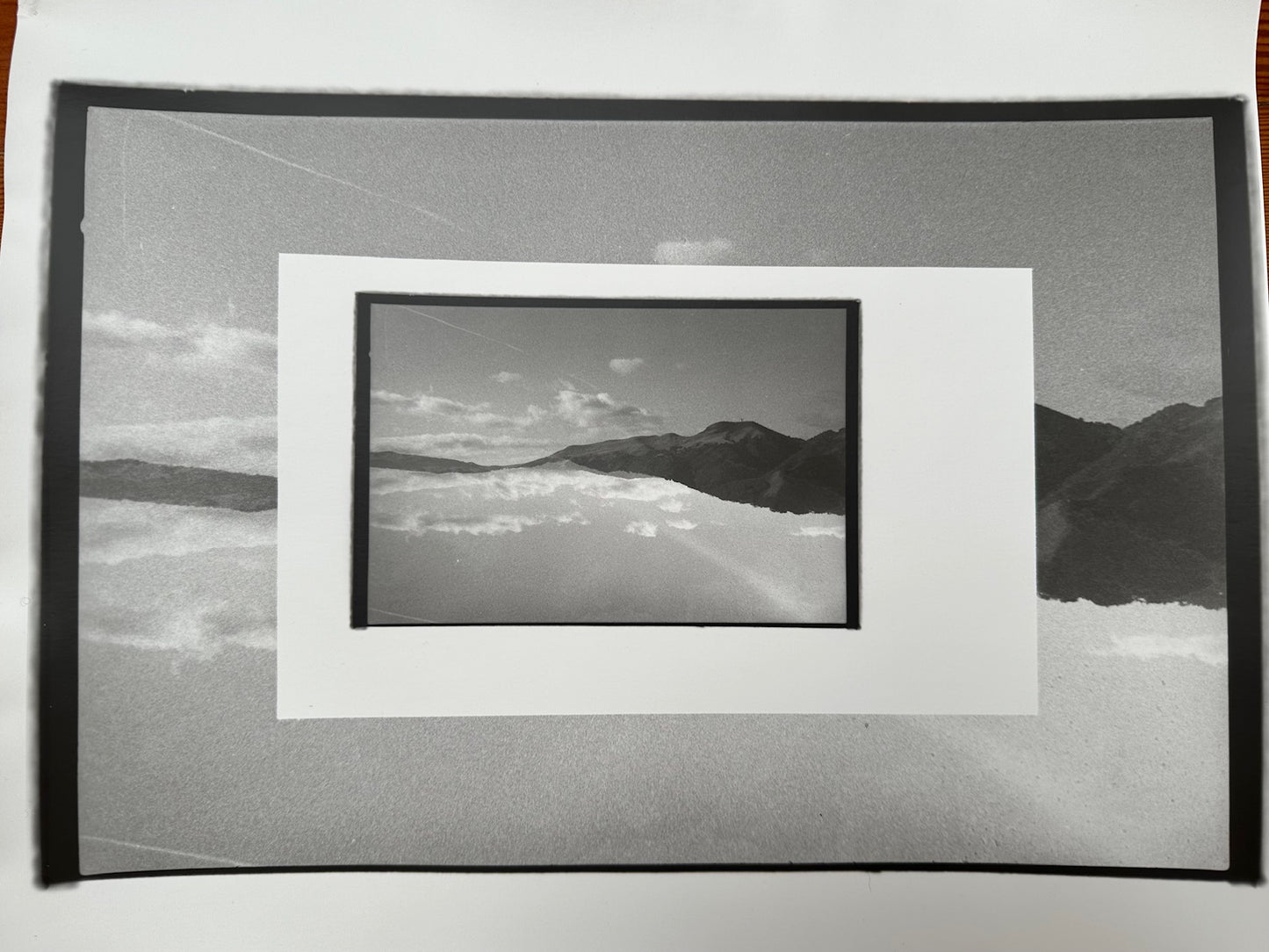 Double Floating Santa Lucia, Carmel Valley, 2020 (negative)/ 2024 (print)