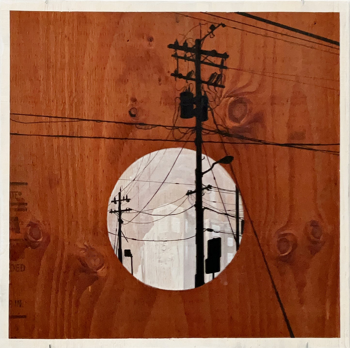 SF Dot on Wood 2