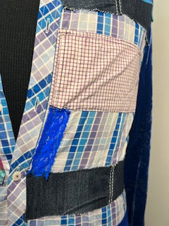 Upcycled Mixed Media Shirt