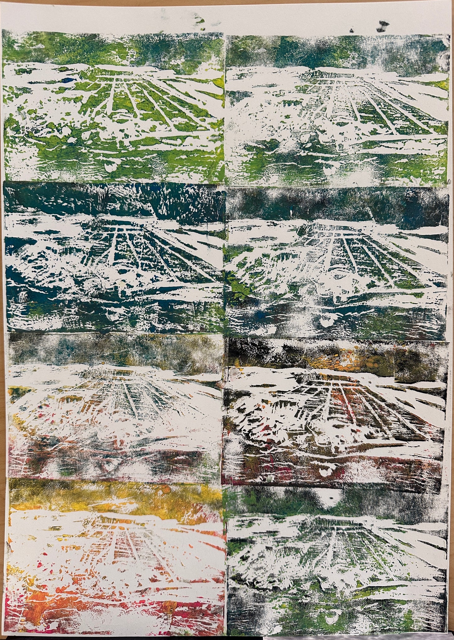 "THE AVENUES" blockprints