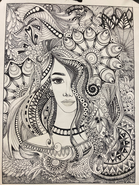 Zentangle - What Interests Me Project (Emerson)