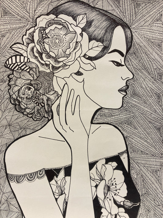 Zentangle - What Interests Me Project (Sasha)