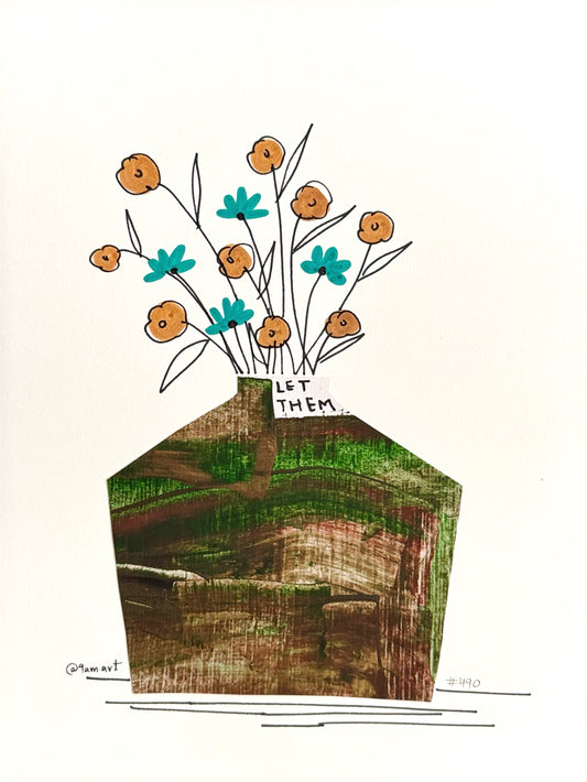 Collage Floral #490