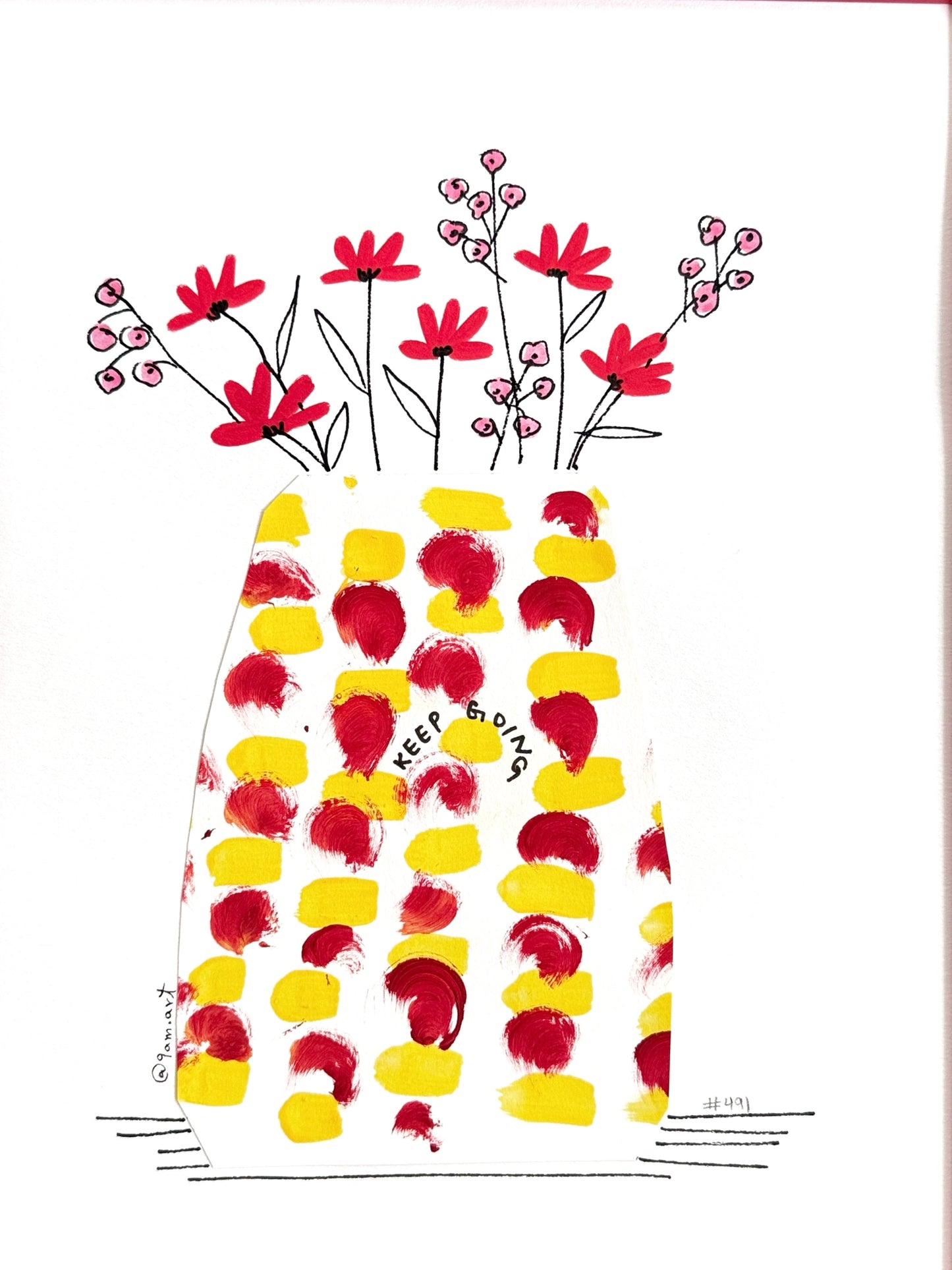 Collage Floral #491