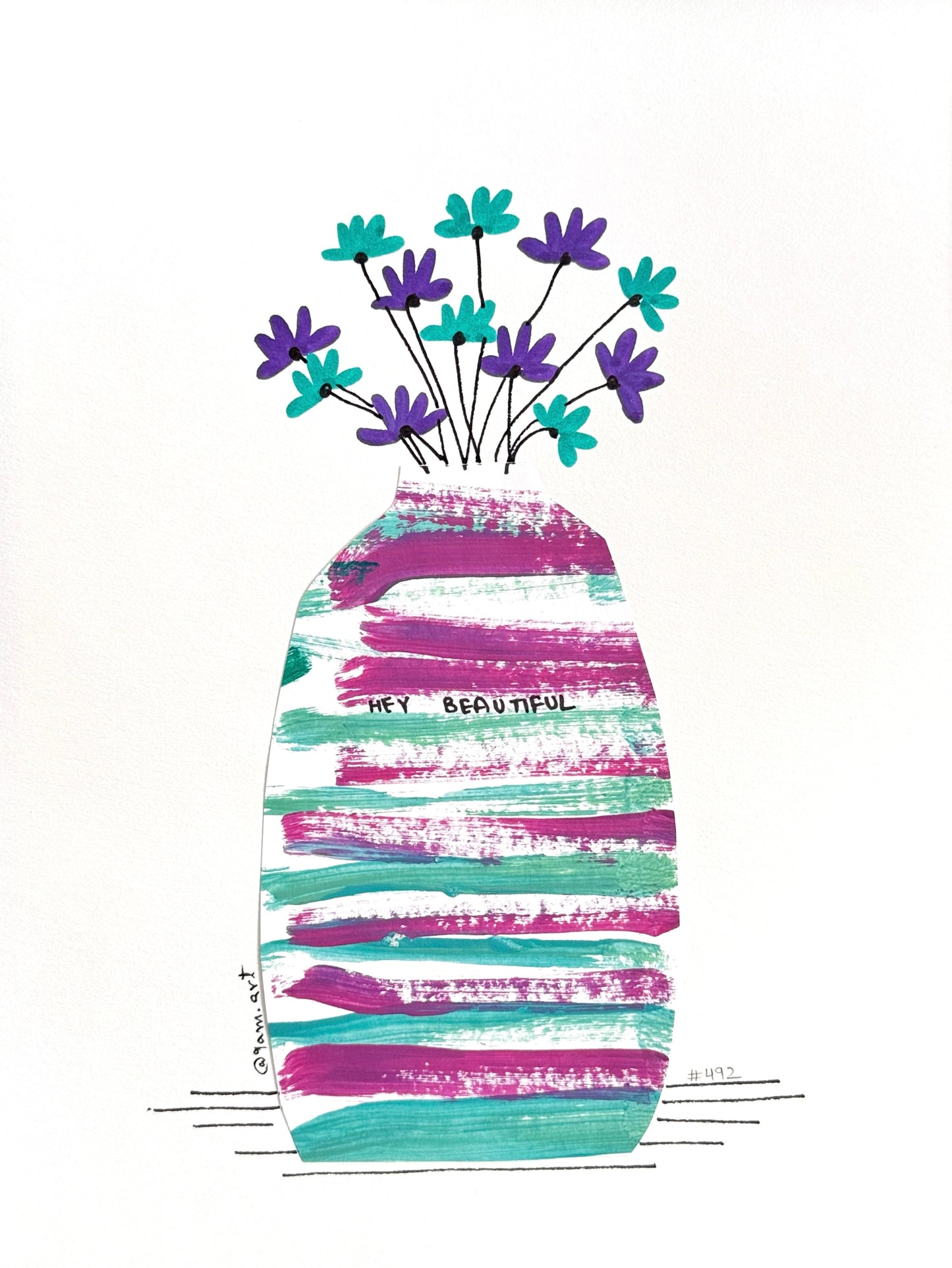 Collage Floral #492
