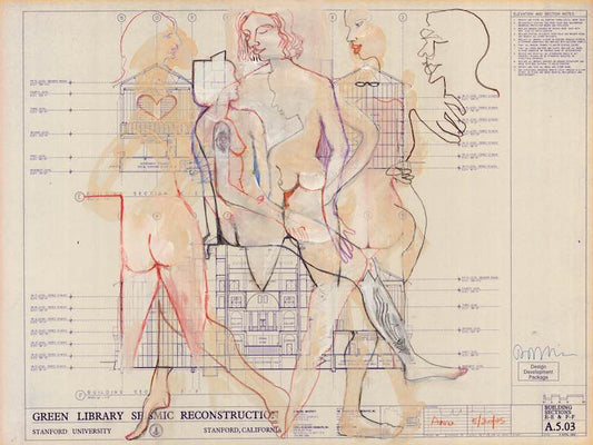 ReModeling-Green Library: Anna/Building Sections E-E & F-F/A.5.03