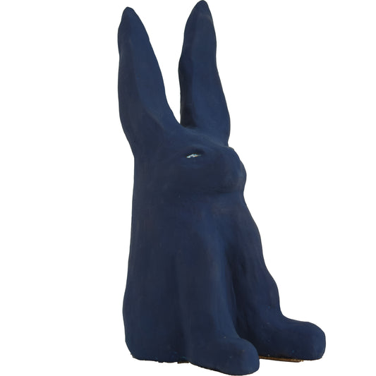 Disapproving Bunny- Blue Velvet