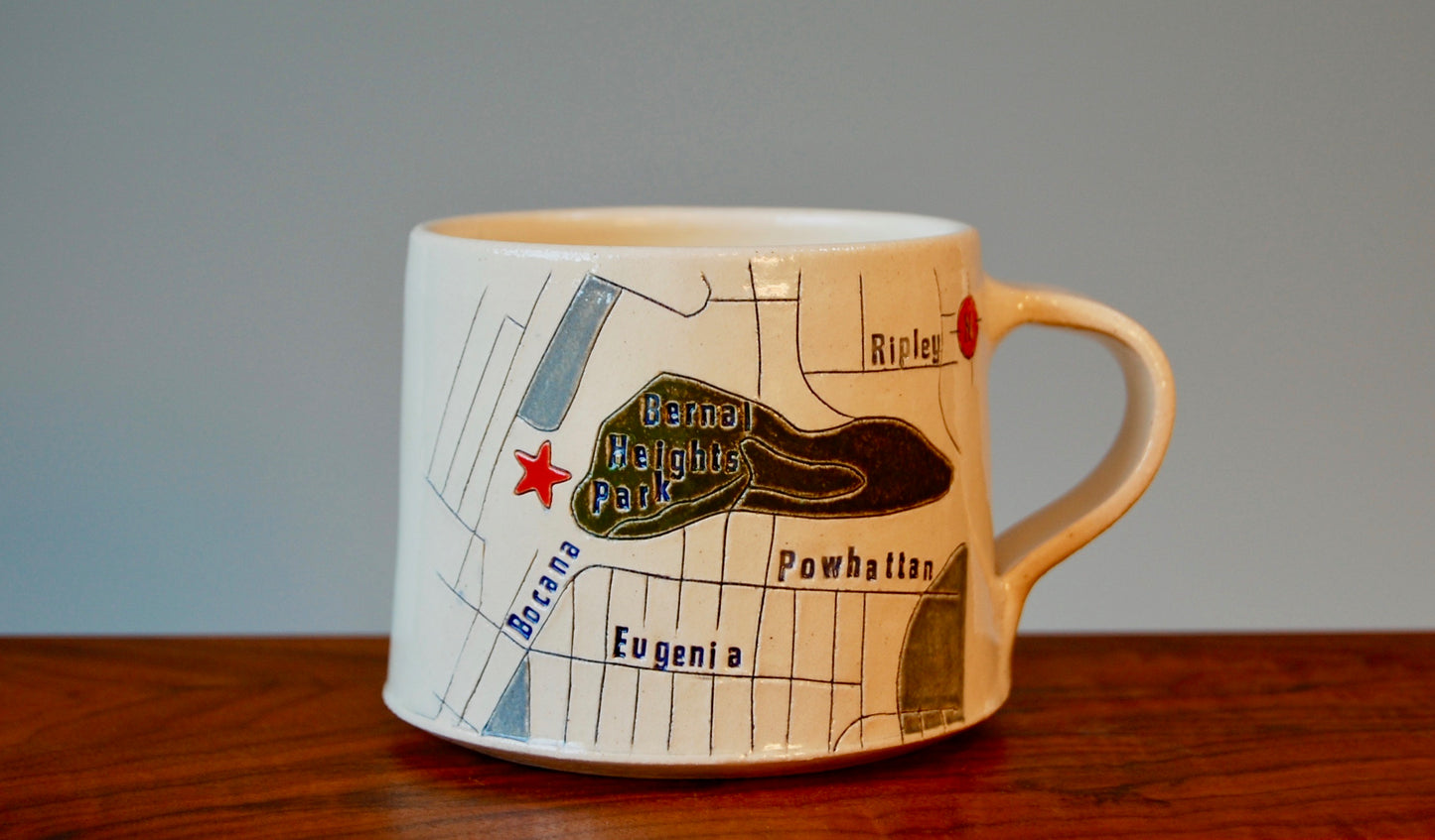San Francisco Map Mugs