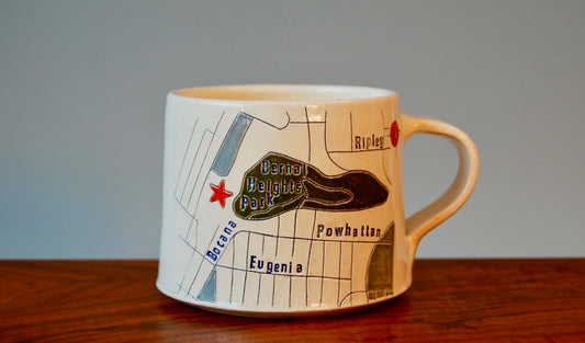 San Francisco Map Mugs