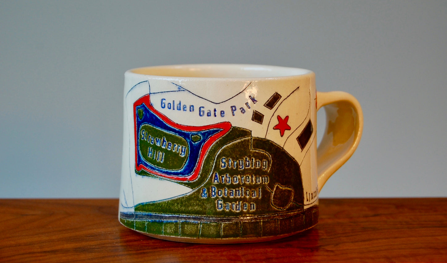 San Francisco Map Mugs