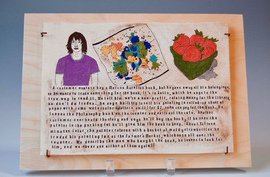 “Philosophy for Strawberries” Tile