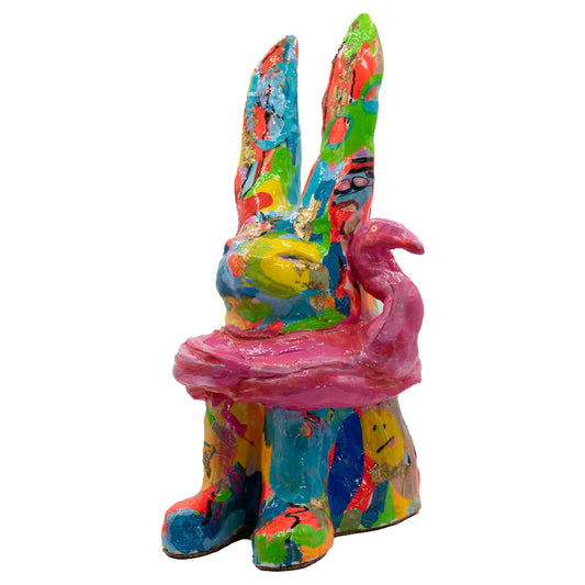 Disapproving Bunny- Flotation Device