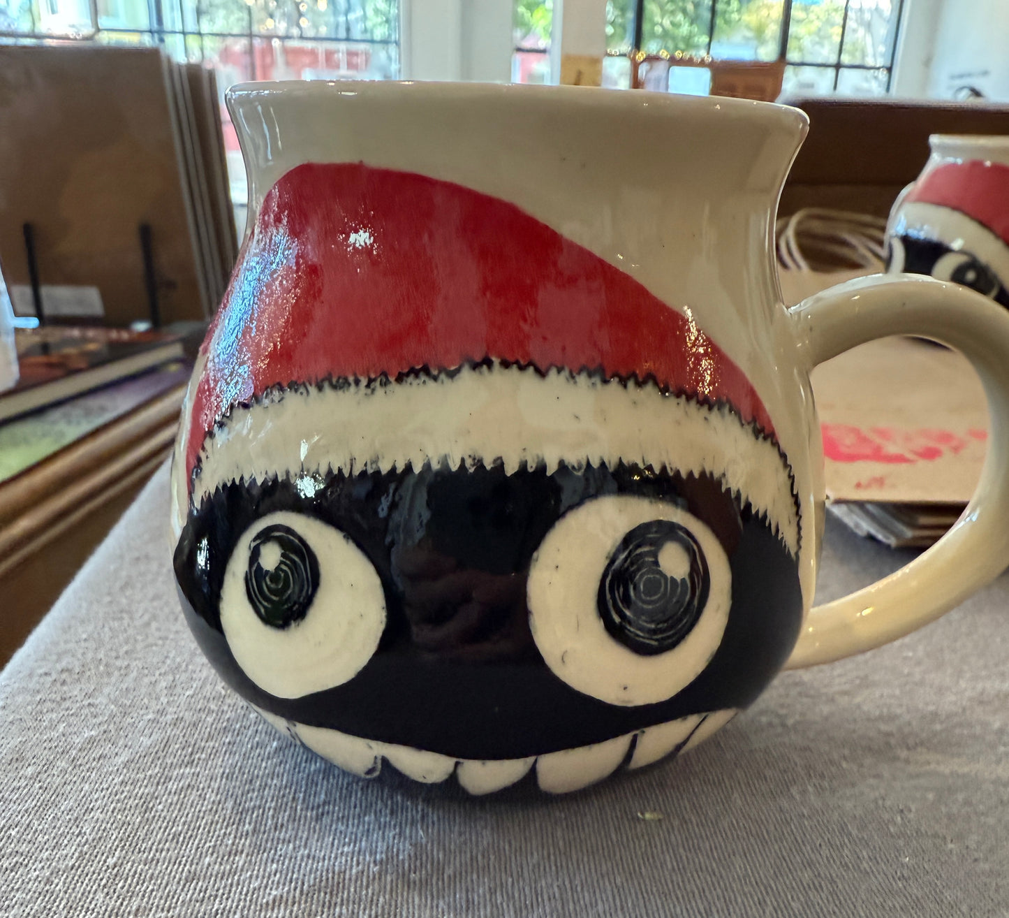 Santa Monster Mug