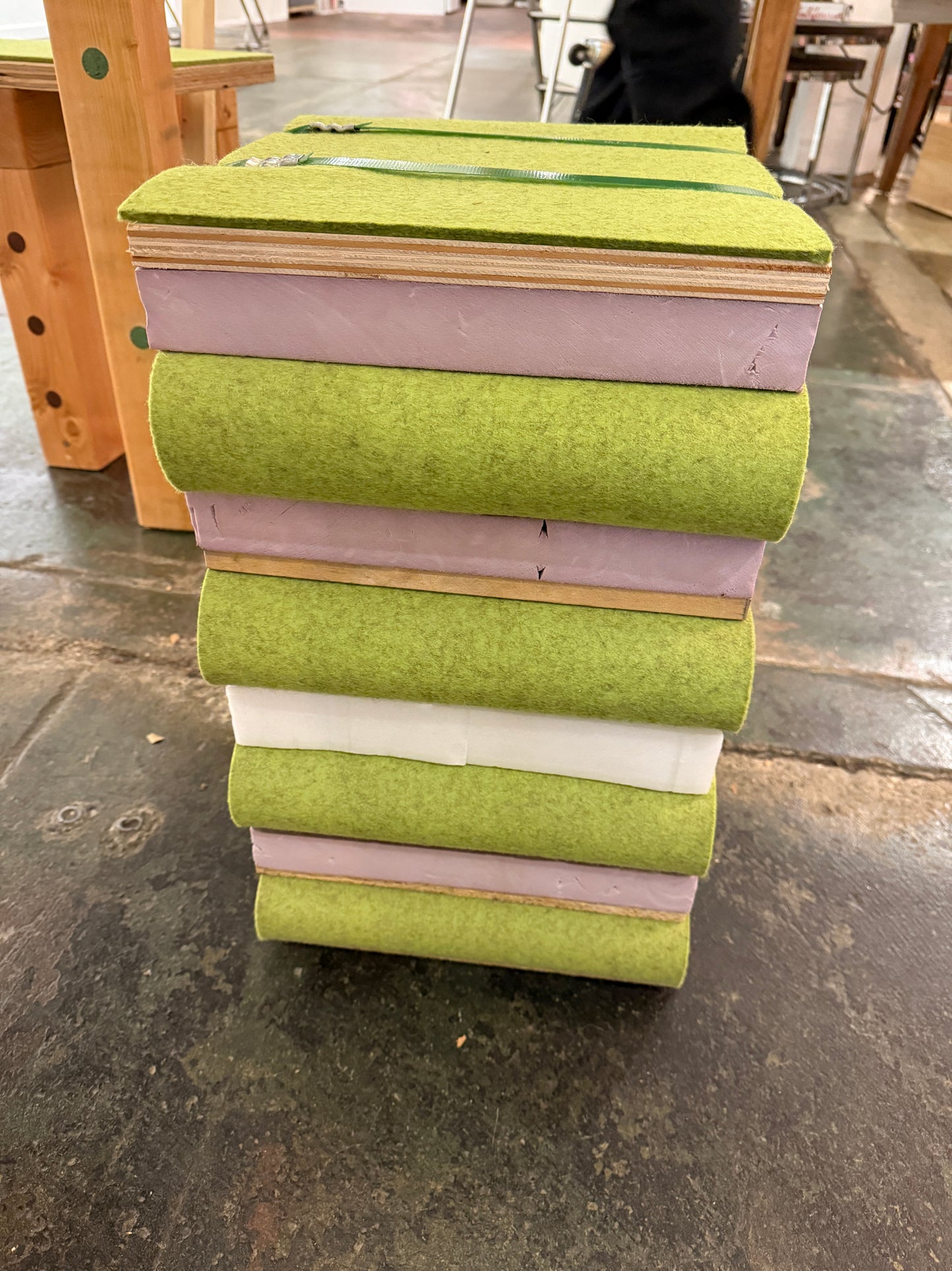 Ingrain: Stool C (Pure Green)