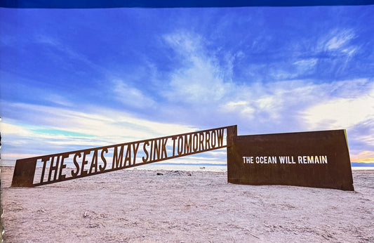The Seas May Sink Tomorrow: The Ocean Will Remain, Bombay Beach, Salton Sea, CA