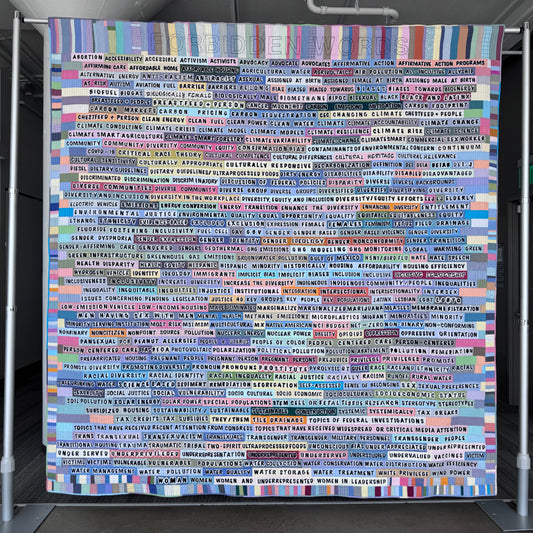 Forbidden Words Quilt
