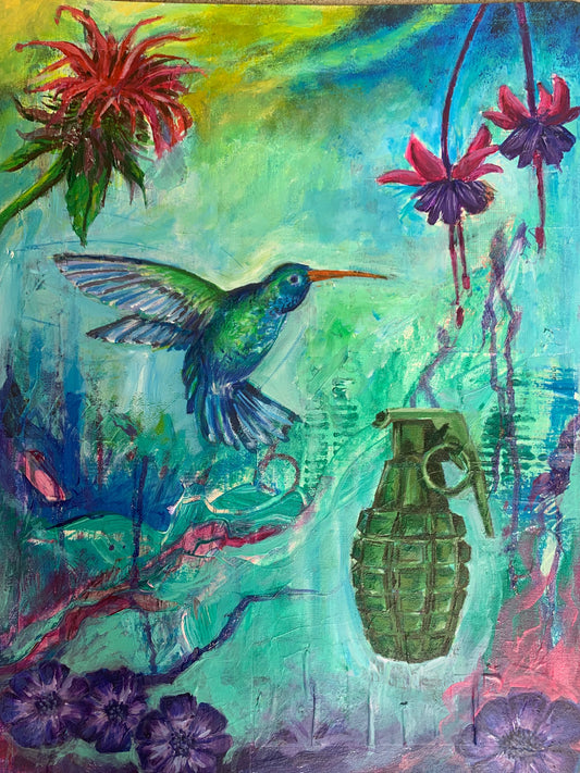 Hummingbird and Hand Grenade