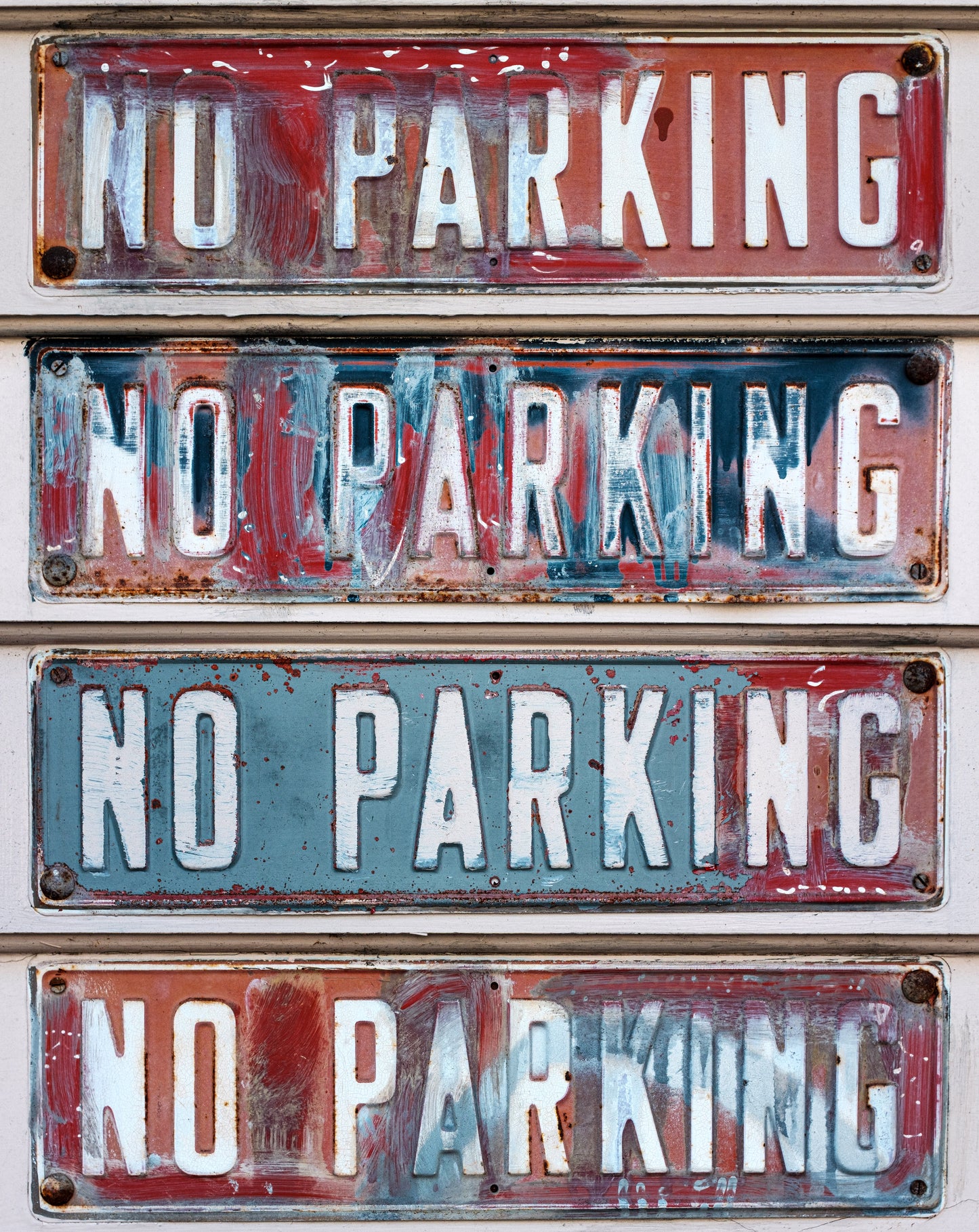 Parking Paint Palimpsest, 343-349 Oak Street