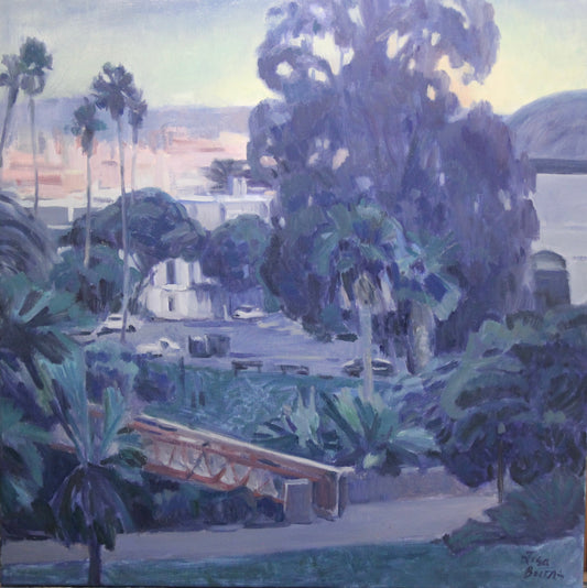 Twilight over Mission Dolores
