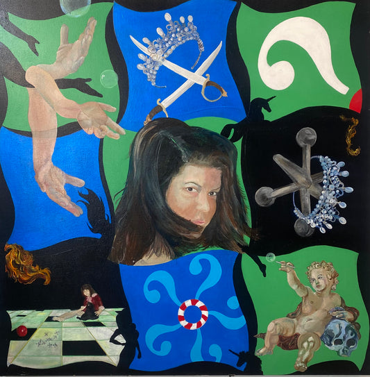 Lump Under the Carpet (self portrait)