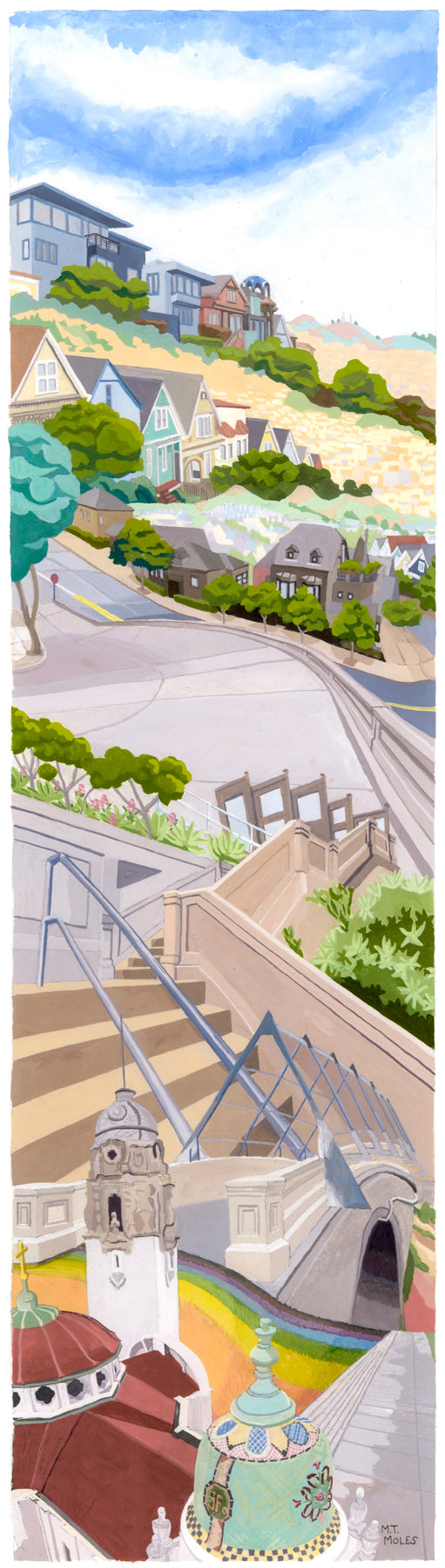 Mission Dolores Park and Dolores Heights