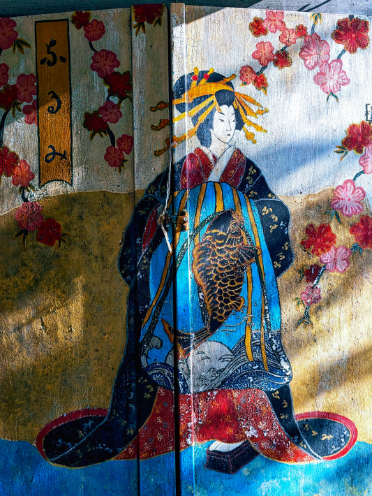 Geisha Mural on Fillmore