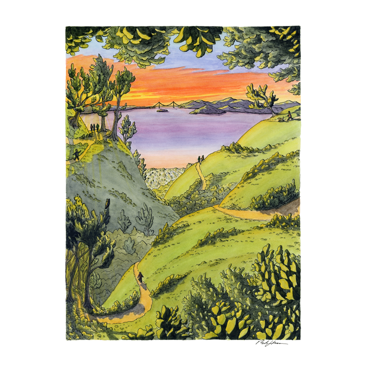 Berkeley Hills Sunset