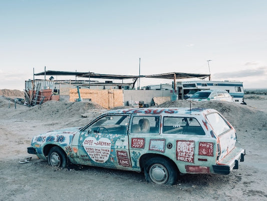 Salvation Mountain Wagon