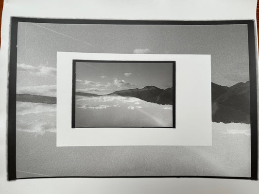 Double Floating Santa Lucia, Carmel Valley, 2020 (negative)/ 2024 (print)