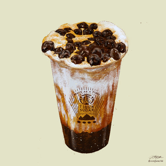 Food is Love: Black Sugar Boba Tea