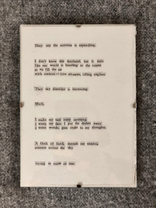 Coalescence - poem
