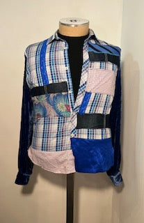 Upcycled Mixed Media Shirt