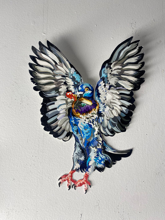 French Fry Onion Ring Pigeon