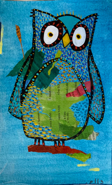 Owl/BUHO (8" x 5")