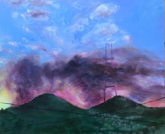 Hazy Sutro Sunset