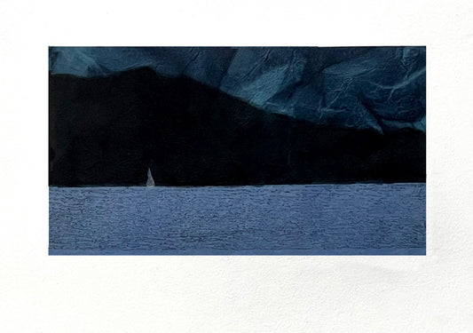 Looking Up Richardson Bay to Tamalpais By Night